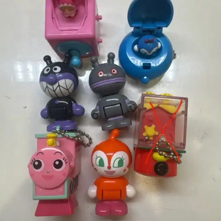 [BUNJANG] Anpanman Bundle Mini LEGO Figures Set / 호빵맨 일괄 급처 세트 할인 깜상 미니레고 피규어 레고 콘센트