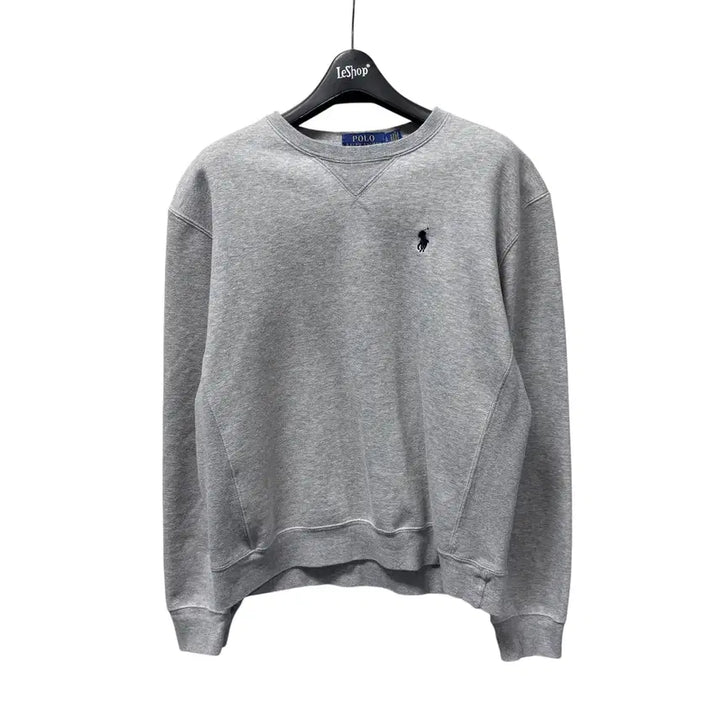 [BUNJANG] Polo Ralph Lauren Grey Sweatshirt / 신형 폴로 랄프로렌 그레이 맨투맨