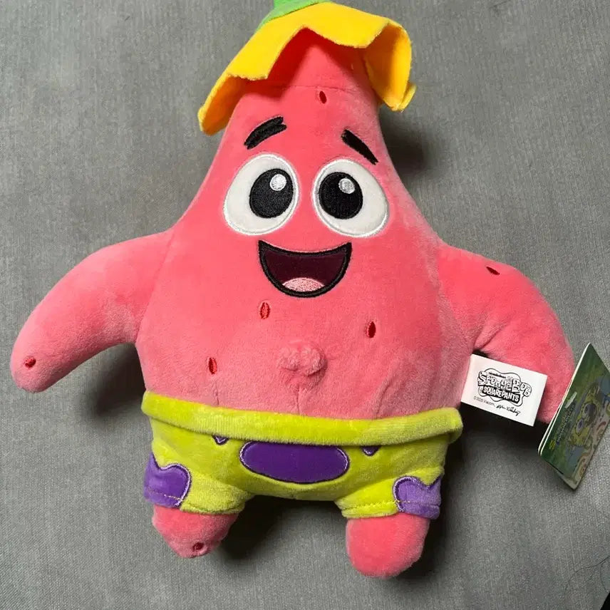 [BUNJANG] SpongeBob SquarePants Patrick Star Stuffed Toy / 스폰지밥 모자쓴 뚱이인형