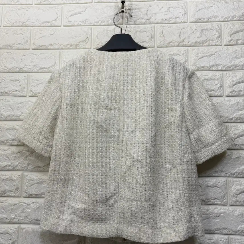 [BUNJANG] Guess Tweed Short Sleeve Jacket (M) / 게스 반팔 트위드 자켓 M