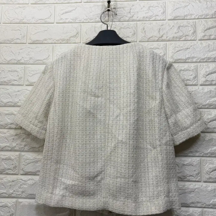 [BUNJANG] Guess Tweed Short Sleeve Jacket (M) / 게스 반팔 트위드 자켓 M