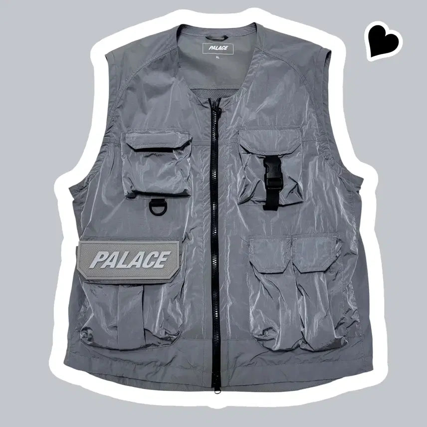 [BUNJANG] Palace Utility Illidescent Grace Vest / 팔라스 유틸리티 일리데이선트 그레이스 베스트