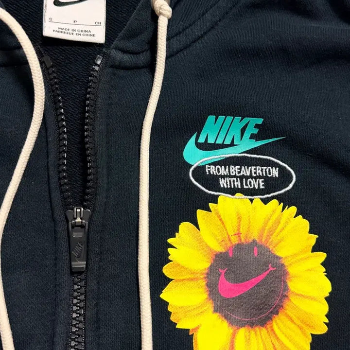 [BUNJANG] Nike Sunflower Hoodie Zip-Up (Size S) / 나이키 해바라기 후드집업 - S사이즈