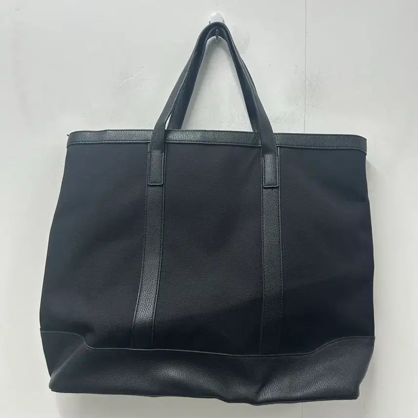 [SOLD OUT] [만원 아라비아빈티지]헤지스 블랙 캔버스 토트백 가방