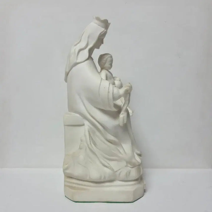 [BUNJANG] Carmel of Our Lady Madonna and Child Figurine / 가르멜의모후 인조대리석 32센티 크기  레진 성모자상 가톨릭 천주교