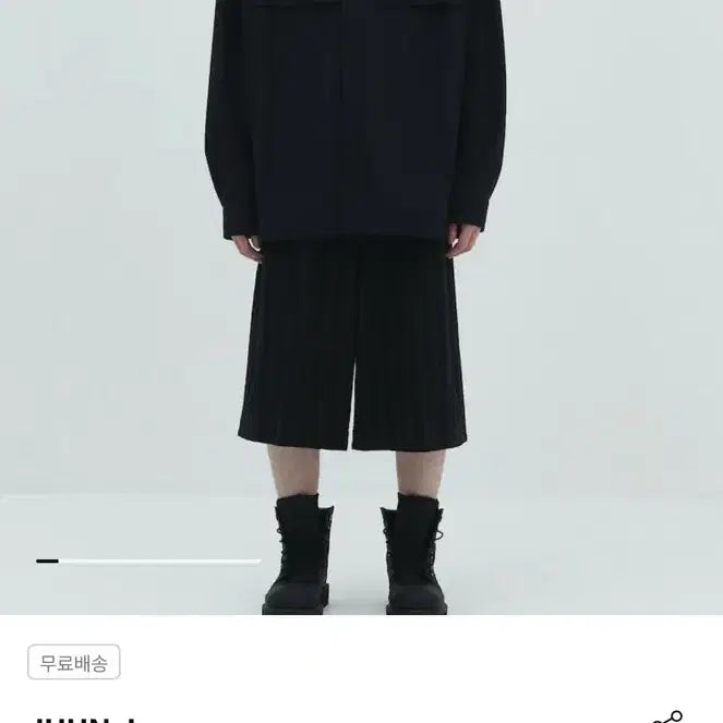 [BUNJANG] Juun.J Black Blouson Shirt / 준지 블랙 블루종 셔츠 스타일