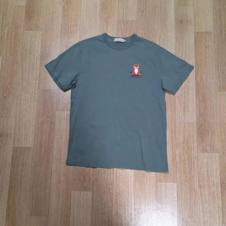 [BUNJANG] Maison Kitsuné Fox Patch Short Sleeve T-Shirt / (택포)메종키츠네 폭스 반팔 티셔츠 남90 여95