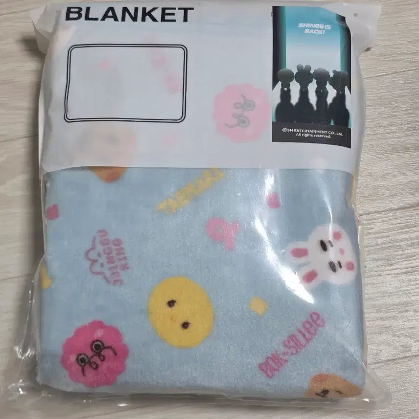 [BUNJANG] SHINee Character Blanket / 샤이니 담요 블랭킷 새상품
