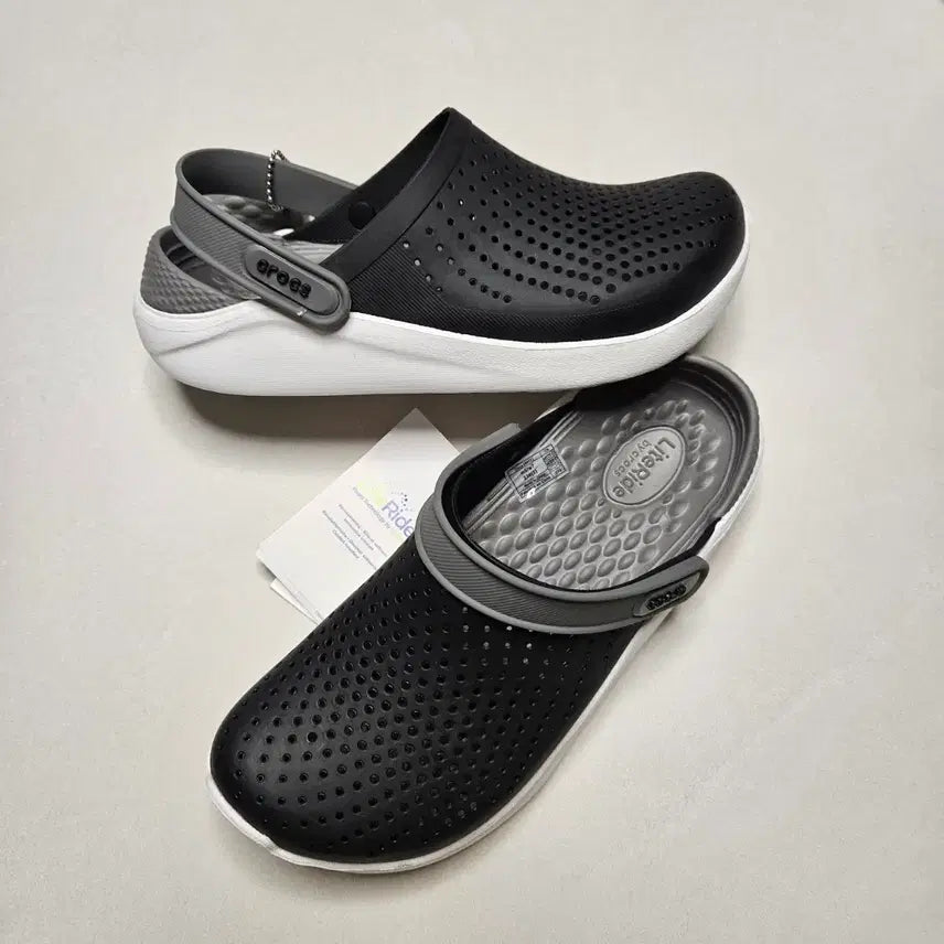 [BUNJANG] Crocs Literide Black 280 New / 크록스 라이트라이드 블랙 280 새상품