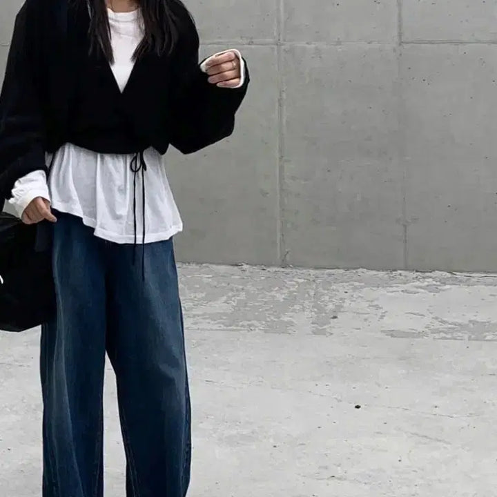 [BUNJANG] Ecrus Wrap Cardigan / 에크리스 랩 가디건