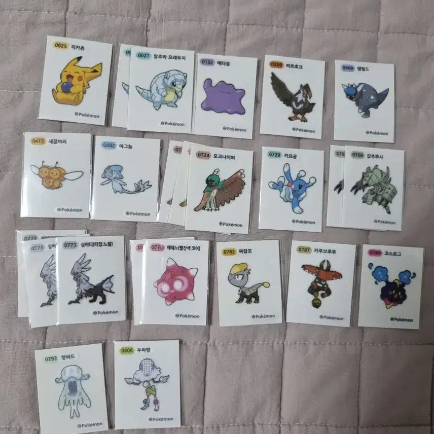 [BUNJANG] Pokemon Season 4 Sticker Collection / 포켓몬 시즌4 띠부씰 교환,구매,판매