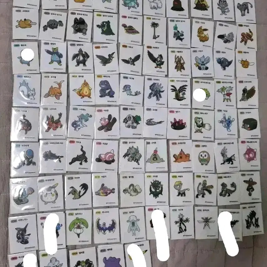 [BUNJANG] Pokemon Season 4 Sticker Collection / 포켓몬 시즌4 띠부씰 교환,구매,판매