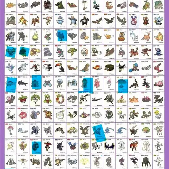 [BUNJANG] Pokemon Season 4 Sticker Collection / 포켓몬 시즌4 띠부씰 교환,구매,판매