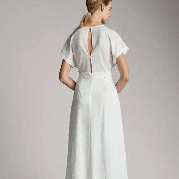 [BUNJANG] Massimo Dutti Ivory Maxi Dress / 마시모두띠 원피스 (새상품)