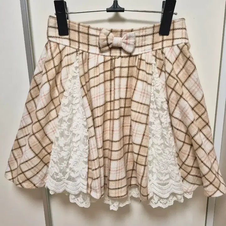 [BUNJANG] Lizlisa Argyle Knit Dress / 리즈리사 딸초 큐롯 스커트 라떼갸루 히메갸루 아가일 니트 원피스 코트