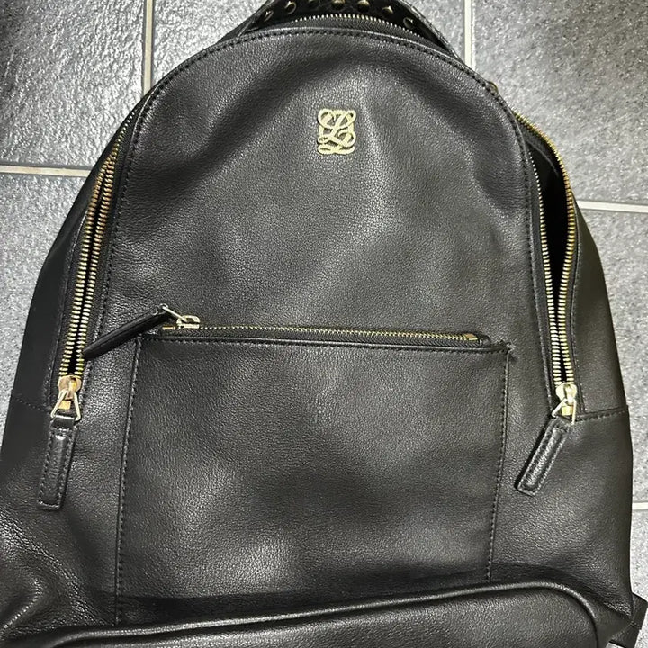 [BUNJANG] Louis Quatorze Genuine Leather Backpack / 루이까또즈 백팩 정품