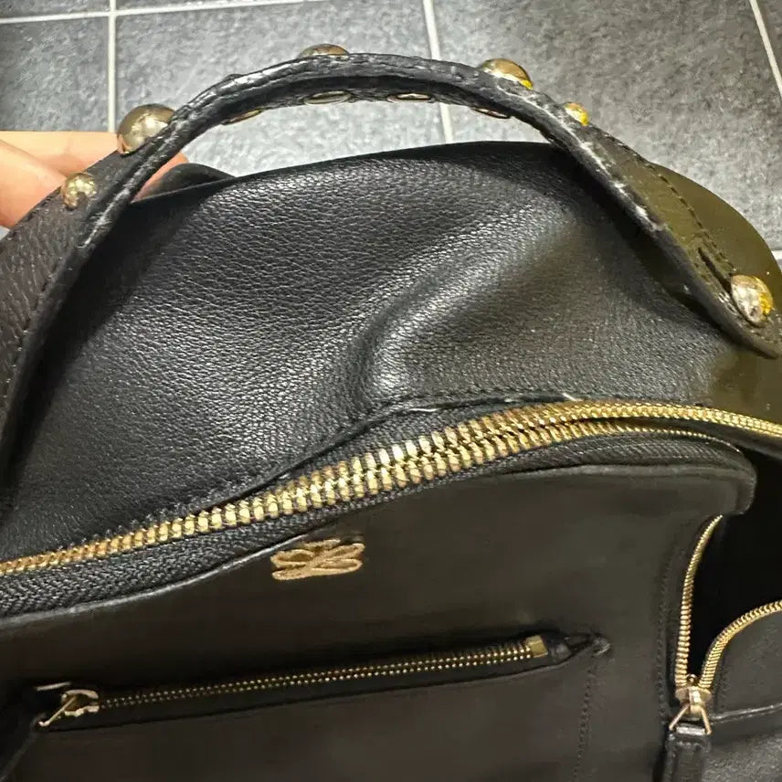 [BUNJANG] Louis Quatorze Genuine Leather Backpack / 루이까또즈 백팩 정품