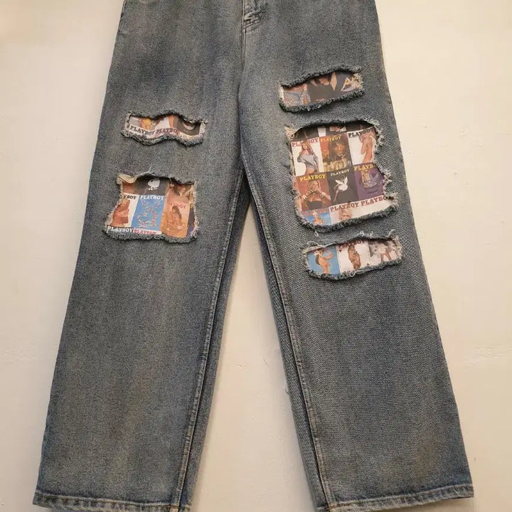 [BUNJANG] WKNDRS Playboy Denim Pants / 34)PLAYBOY WKNDRS 위캔더스 데님