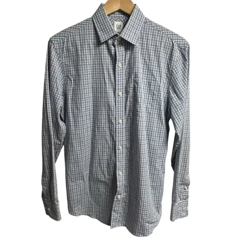 [BUNJANG] GAP Regular Fit Long Sleeve Check Shirt / 갭(GAP) 레귤러핏 긴팔 체크셔츠