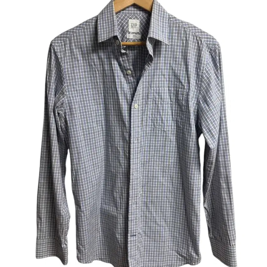 [BUNJANG] GAP Regular Fit Long Sleeve Check Shirt / 갭(GAP) 레귤러핏 긴팔 체크셔츠