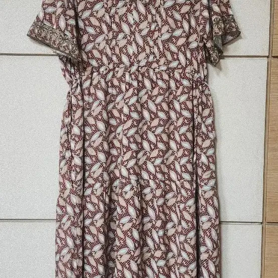 [BUNJANG] Thursday Island Pattern Long Dress / 써스데이아일랜드 패턴 롱 원피스