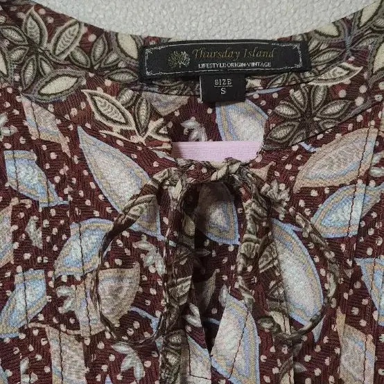 [BUNJANG] Thursday Island Pattern Long Dress / 써스데이아일랜드 패턴 롱 원피스