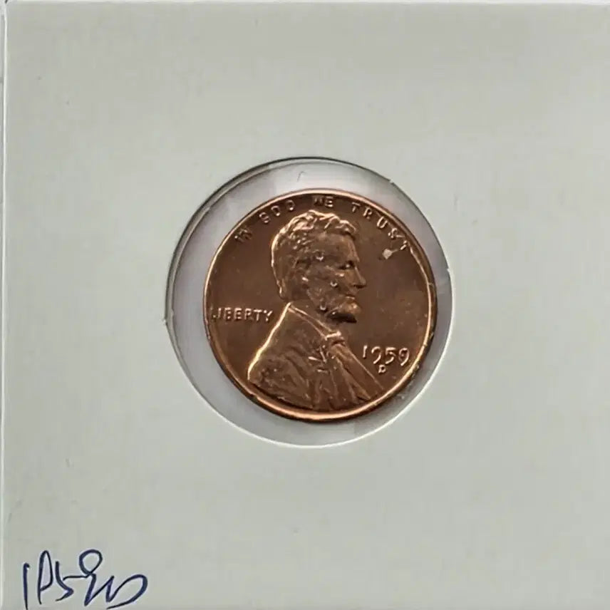 [BUNJANG] 1959-D Lincoln Cent Uncirculated Penny / 링컨 1센트 1959_D 년도 미사용 페니