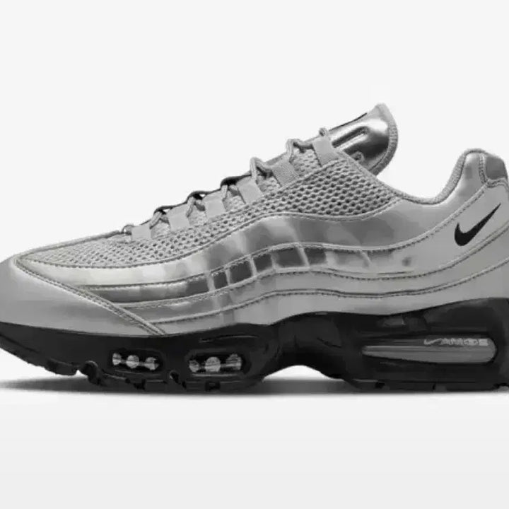 [BUNJANG] Nike Air Max 95 Big Bubble Metallic Silver / [1회 착용]나이키 에어맥스95 빅 버블 메탈릭 실버 290