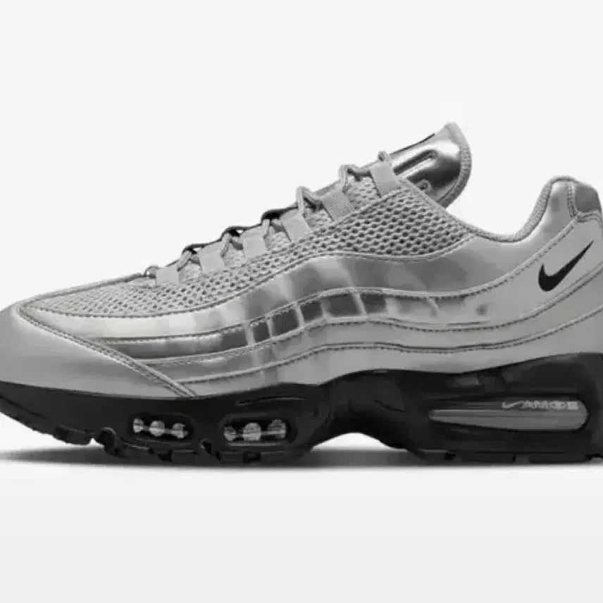 [BUNJANG] Nike Air Max 95 Big Bubble Metallic Silver / [1회 착용]나이키 에어맥스95 빅 버블 메탈릭 실버 290