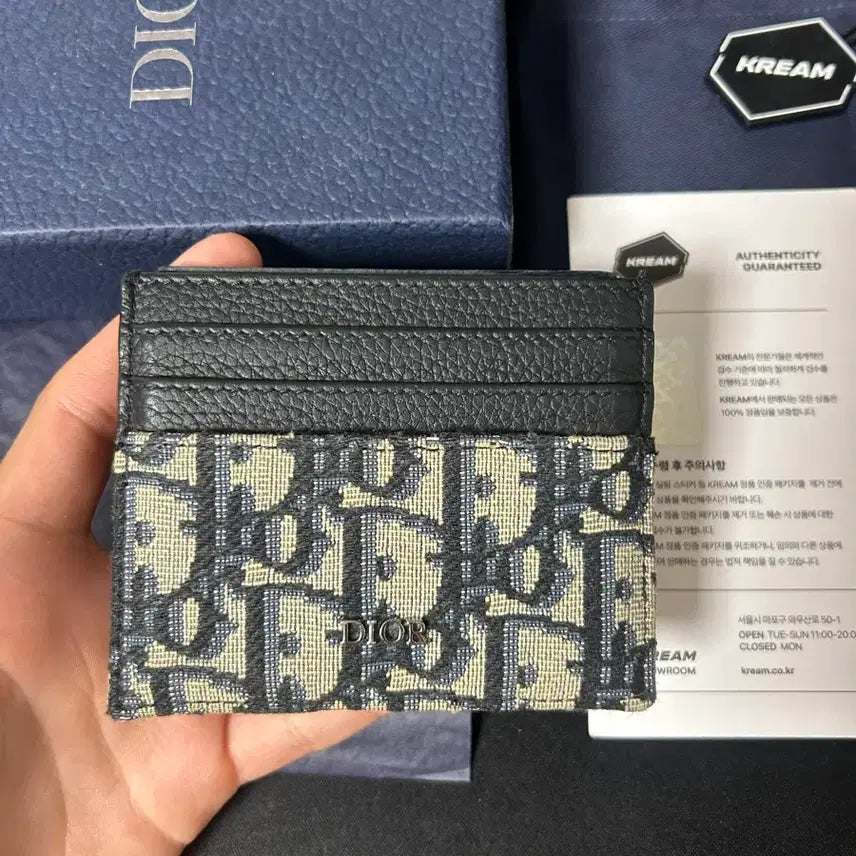 [BUNJANG] Dior Dior Oblique Jacquard Card Holder / 디올 오블리크 자카드 카드지갑