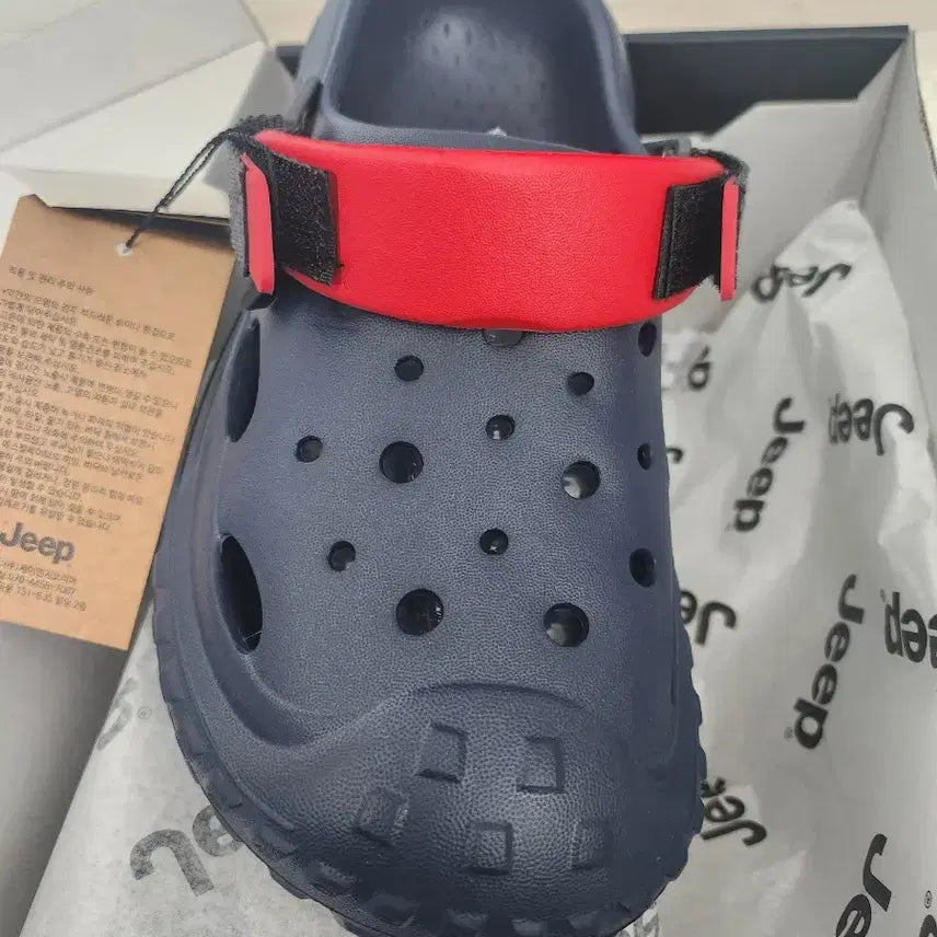 [BUNJANG] Jeep Navy Slippers Sandals / Jeep 지프 네이비 슬리퍼 샌들 새상품