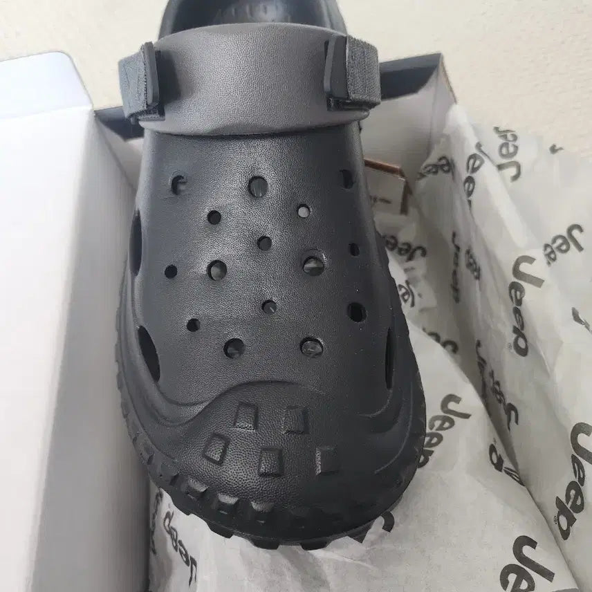 [BUNJANG] Jeep Black Sandals Slippers / 지프 샌들 슬리퍼 블랙