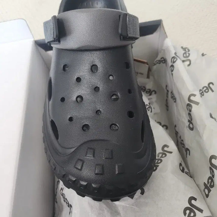 [BUNJANG] Jeep Black Sandals Slippers / 지프 샌들 슬리퍼 블랙