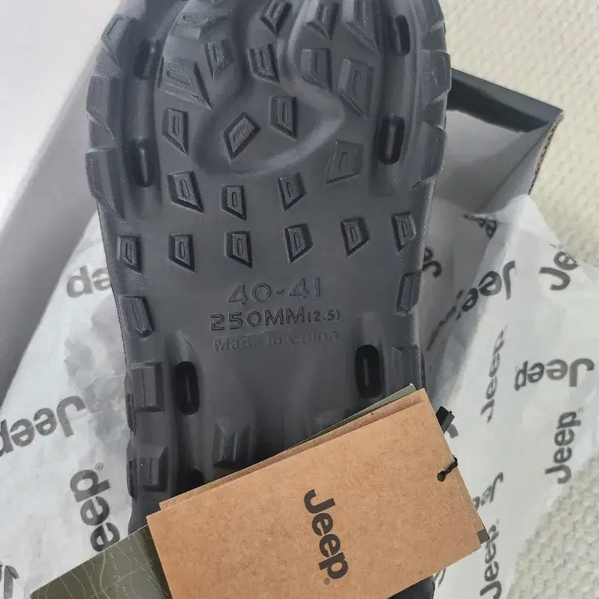 [BUNJANG] Jeep Black Sandals Slippers / 지프 샌들 슬리퍼 블랙