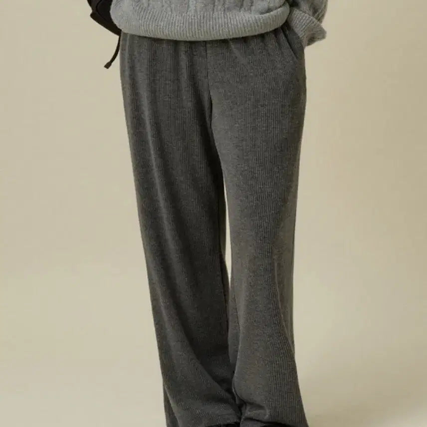 [BUNJANG] Mango Many Please Soi Bending Pants Charcoal / 망고매니플리즈 소이 밴딩 팬츠 차콜