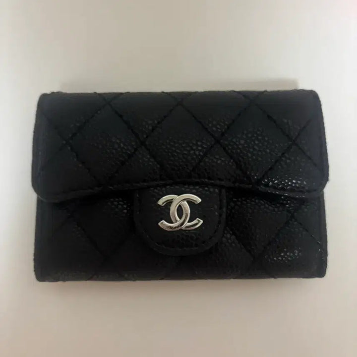 [BUNJANG] Chanel Black Caviar Cardholder / 샤넬 블랙 캐비어 카드지갑