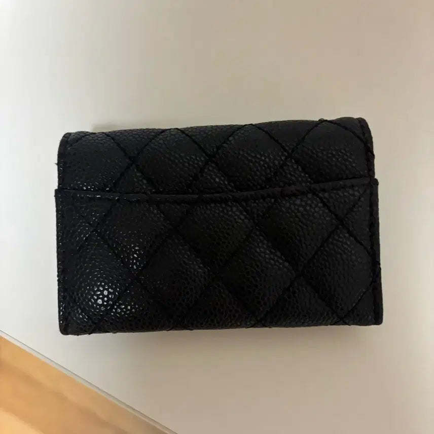 [BUNJANG] Chanel Black Caviar Cardholder / 샤넬 블랙 캐비어 카드지갑