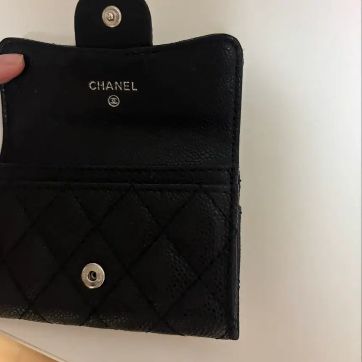 [BUNJANG] Chanel Black Caviar Cardholder / 샤넬 블랙 캐비어 카드지갑