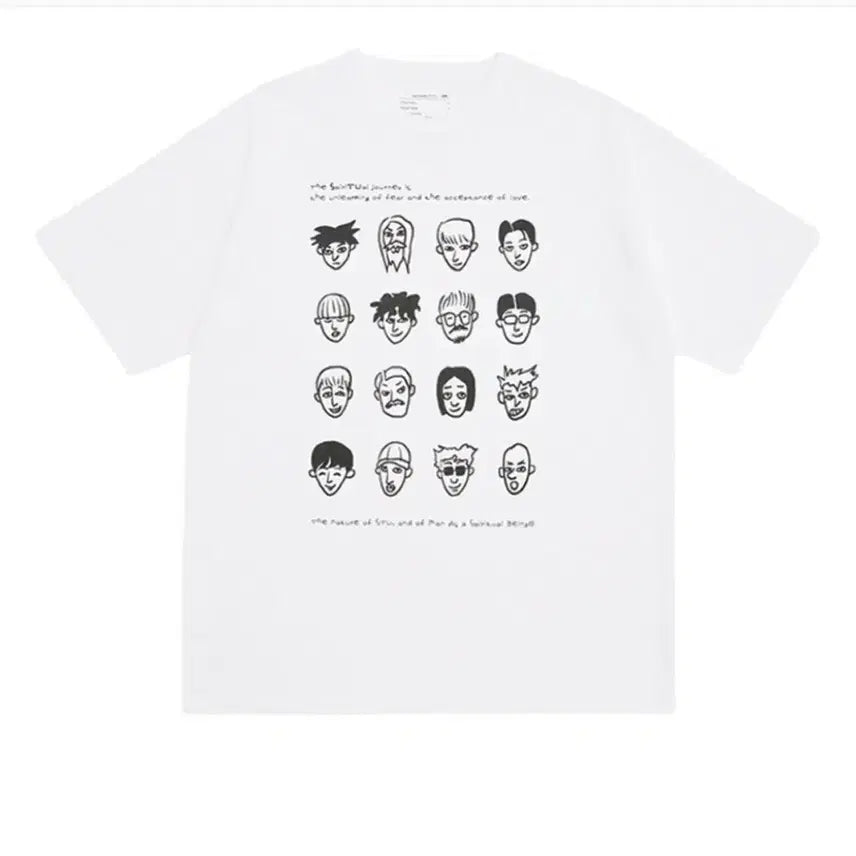 [BUNJANG] STU Printed Character T-Shirt (M) / [M] STU 프린팅 캐릭터 티셔츠 반팔