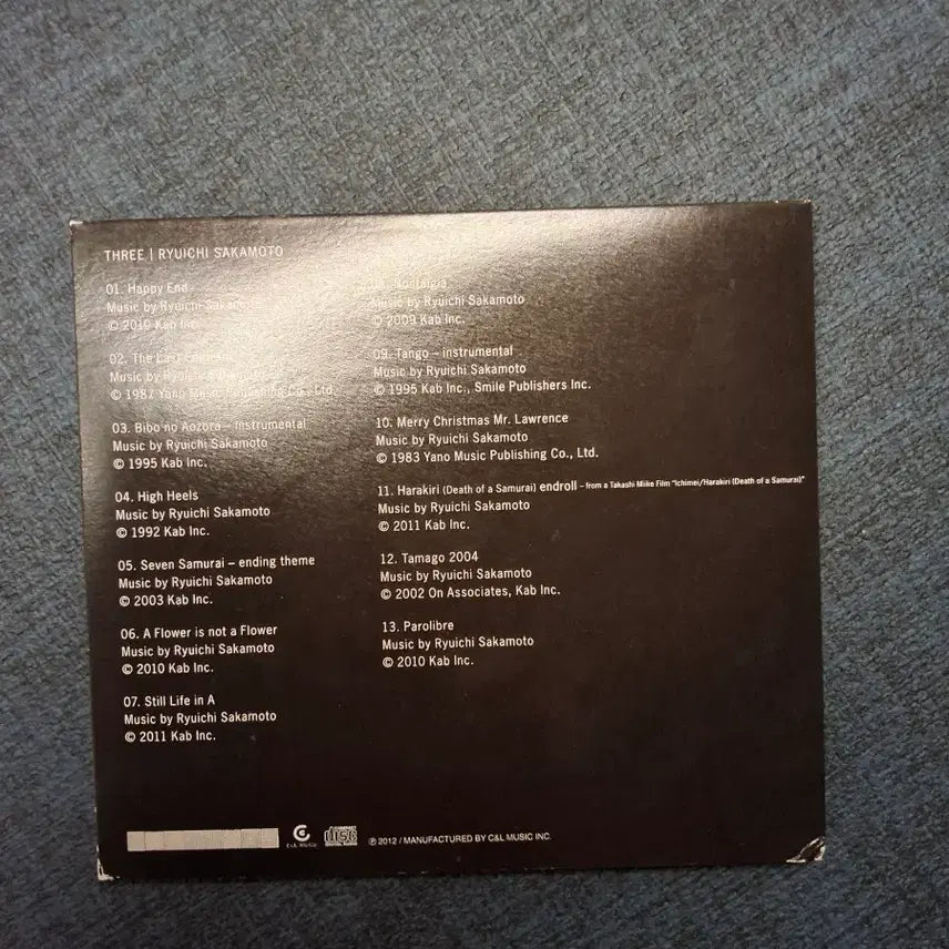 [BUNJANG] Ryuichi Sakamoto Three CD Set / 류이치 사카모토 Three CD