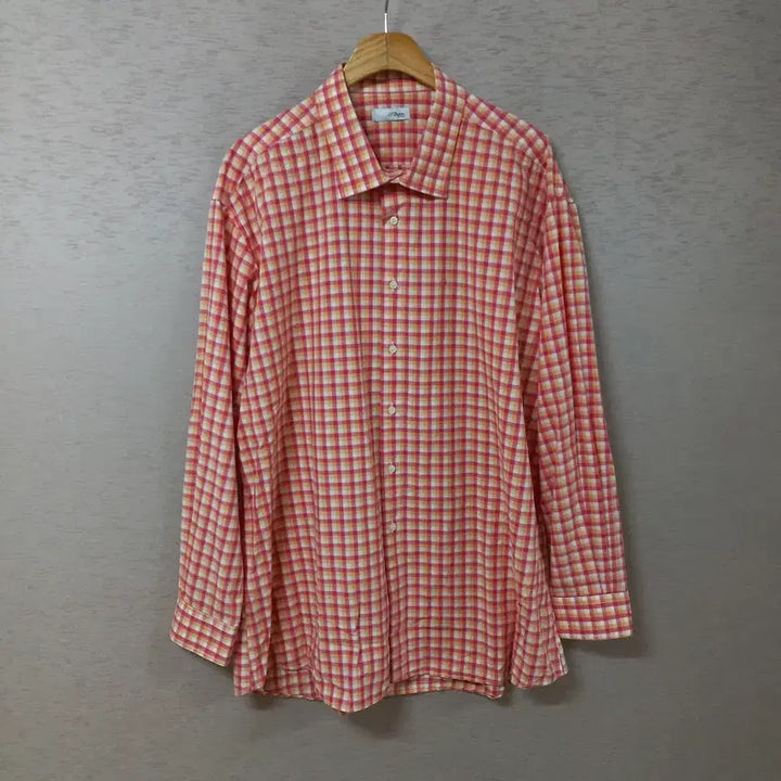 [BUNJANG] S.T. Dupont Pink Pattern Shirt Men&
