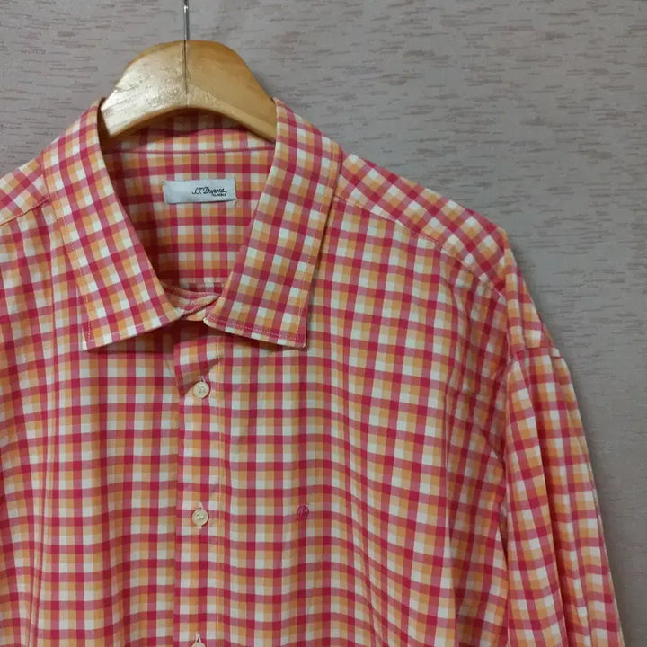 [BUNJANG] S.T. Dupont Pink Pattern Shirt Men&