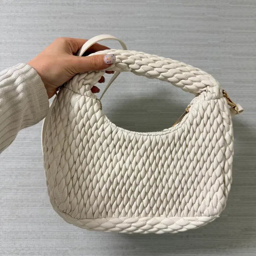 [BUNJANG] H&amp;M White Mini Shoulder Bag / Crossbody Bag / H&amp;M 화이트 미니 숄더백 / 크로스백