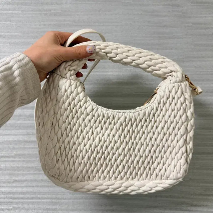[BUNJANG] H&amp;M White Mini Shoulder Bag / Crossbody Bag / H&amp;M 화이트 미니 숄더백 / 크로스백