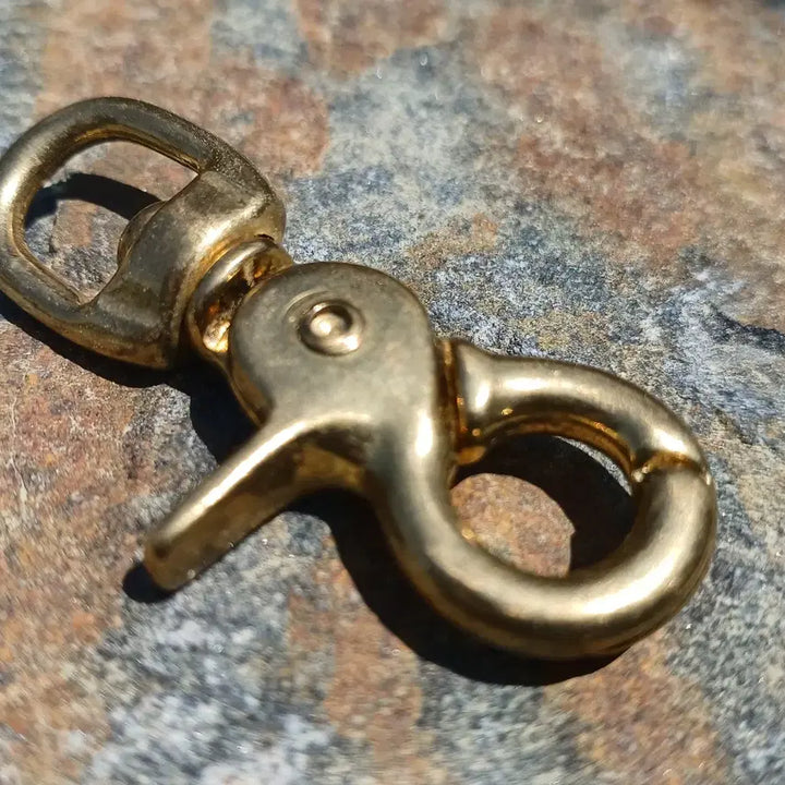 [BUNJANG] Solid Brass Japan Swivel Clip Keyring Holder / 솔리드 브래스 재팬 스위블 클립 키링 홀더