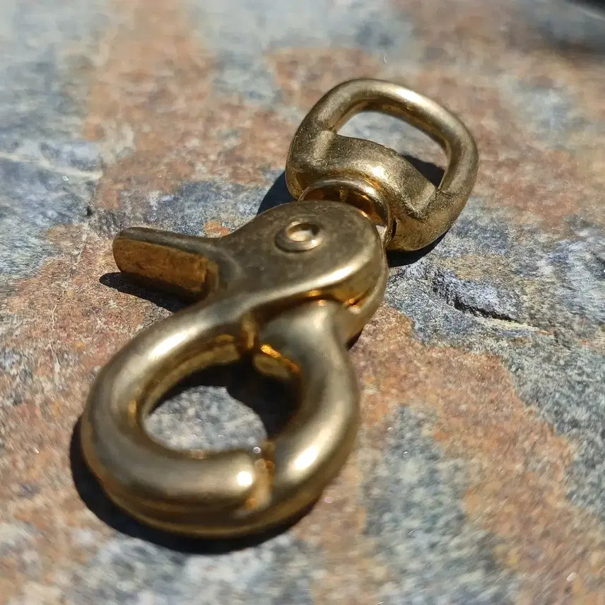 [BUNJANG] Solid Brass Japan Swivel Clip Keyring Holder / 솔리드 브래스 재팬 스위블 클립 키링 홀더