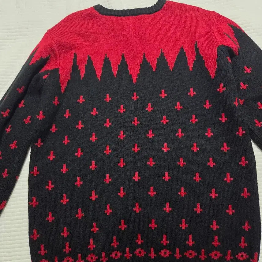 [BUNJANG] Blackcraft Cult Baphomet Cross Sweater (M) / blackcraftcult satanist 스웨터 m 고스 펑크 메탈