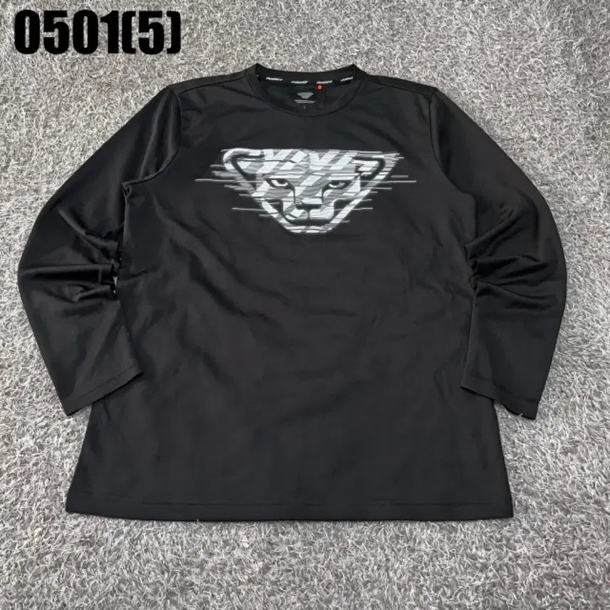 [BUNJANG] Dynafit Black Long Sleeve T-Shirt / 다이나핏 검정색 긴팔 티셔츠