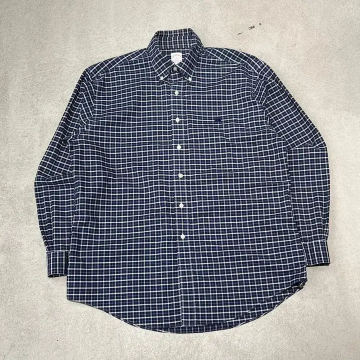 [BUNJANG] Brooks Brothers Plaid Button-Down Shirt Size S10990 / 브룩스브라더스 체크셔츠 s10990