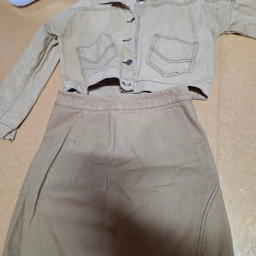 [BUNJANG] Crop Jacket Skirt Set-up / 크롭 자켓 스커트 셋업